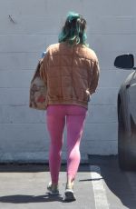 HILARY DUFF Wearing Mask Out Shopping in Studio City 04/30/2020