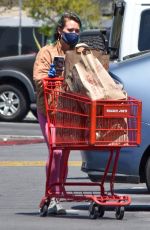 HILARY DUFF Wearing Mask Out Shopping in Studio City 04/30/2020