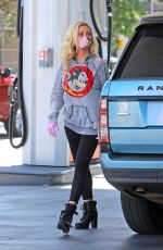 HOLLY MADISON at a Gas Station in Los Angeles 05/28/2020