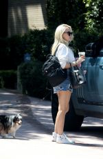 HOLLY MADISON in Daisy Duke Out in Los Angeles 05/17/2020