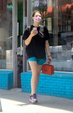 INDIA EISLEY in Shorts Out in West Hollywood 05/28/2020