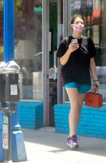 INDIA EISLEY Wearing a Mask Out in West Hollywood 05/28/2020