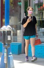 INDIA EISLEY Wearing a Mask Out in West Hollywood 05/28/2020