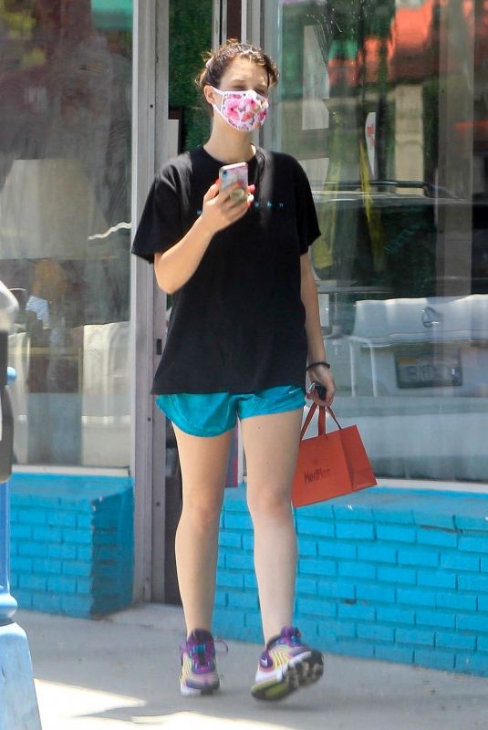 INDIA EISLEY Wearing a Mask Out in West Hollywood 05/28/2020