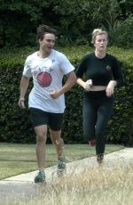 IRELAND BALDWIN Out Jogging in Los Angeles 05/30/2020