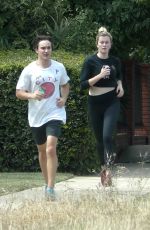 IRELAND BALDWIN Out Jogging in Los Angeles 05/30/2020