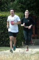 IRELAND BALDWIN Out Jogging in Los Angeles 05/30/2020