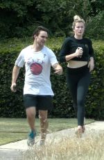 IRELAND BALDWIN Out Jogging in Los Angeles 05/30/2020