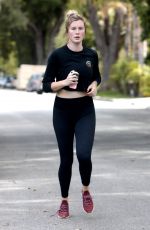 IRELAND BALDWIN Out Jogging in Los Angeles 05/30/2020