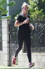 IRELAND BLADWIN Out Jogging in Los Angeles 05/15/2020