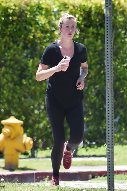 IRELAND BLADWIN Out Jogging in Los Angeles 05/15/2020