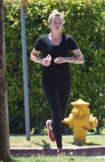 IRELAND BLADWIN Out Jogging in Los Angeles 05/15/2020