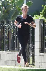 IRELAND BLADWIN Out Jogging in Los Angeles 05/15/2020