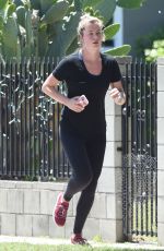 IRELAND BLADWIN Out Jogging in Los Angeles 05/15/2020