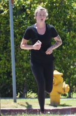 IRELAND BLADWIN Out Jogging in Los Angeles 05/15/2020