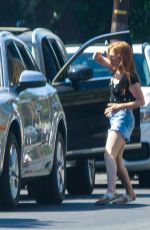 ISAL FISHER in Denim Shorts Out in Los Angeles 05/07/2020