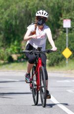 ISLA FISHER Out for a Bike Ride in Los Angeles 05/04/2020