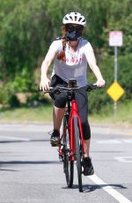ISLA FISHER Out for a Bike Ride in Los Angeles 05/04/2020