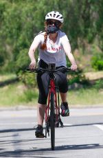 ISLA FISHER Out for a Bike Ride in Los Angeles 05/04/2020
