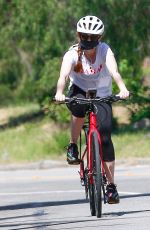 ISLA FISHER Out for a Bike Ride in Los Angeles 05/04/2020
