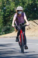ISLA FISHER Out for Bike Ride in Hollywood 05/08/2020