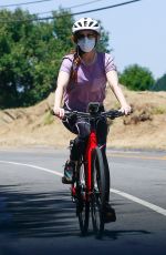 ISLA FISHER Out for Bike Ride in Hollywood 05/08/2020