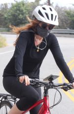 ISLA FISHER Out for Bike Ride in Los Angeles 04/30/2020