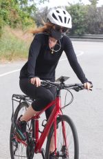 ISLA FISHER Out for Bike Ride in Los Angeles 04/30/2020