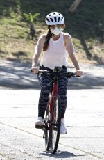 ISLA FISHER Riding Her Bike Out in Los Angeles 05/09/2020