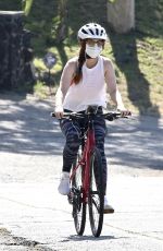 ISLA FISHER Riding Her Bike Out in Los Angeles 05/09/2020