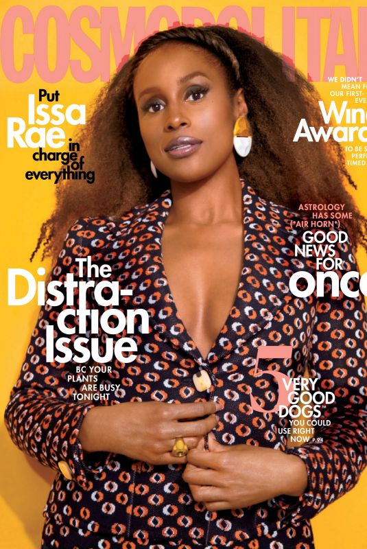 ISSA RAE in Cosmopolitan Magazine, June 2020