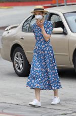 JAIME KING Wearing Mask Out in West Hollywood 04/29/2020