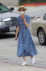 JAIME KING Wearing Mask Out in West Hollywood 04/29/2020