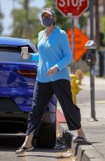 JANE LYNCH Out for Coffee in Los Angeles 05/03/2020