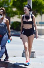 JAYDE NICOLE in Shorts and Sports Bra Out Hiking in Hollywood Hills 05/17/2020