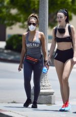 JAYDE NICOLE in Shorts and Sports Bra Out Hiking in Hollywood Hills 05/17/2020