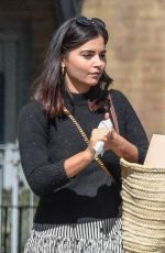 JENNA LOUISE COLEMAN Heading to Post Office in London 05/18/2020
