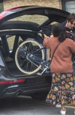 JENNA LOUISE COLEMAN Out Riding Bike in London 04/27/2020