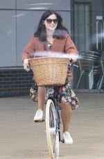 JENNA LOUISE COLEMAN Out Riding Bike in London 04/27/2020