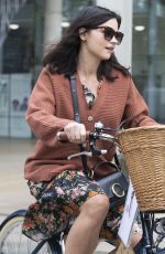 JENNA LOUISE COLEMAN Out Riding Bike in London 04/27/2020