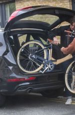 JENNA LOUISE COLEMAN Out Riding Bike in London 04/27/2020