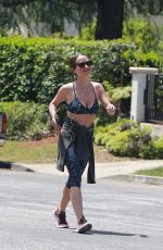 JENNIFER MEYER Out for Power Walk in Santa Monica 05/07/2020