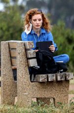 JESSICA CHASTAIN Out and About in Pacific Palisades 05/08/2020