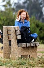JESSICA CHASTAIN Out and About in Pacific Palisades 05/08/2020