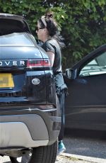 JESSIE WALLACE Wearimg Mask Out Shopping in London 05/07/2020