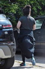 JESSIE WALLACE Wearimg Mask Out Shopping in London 05/07/2020