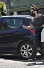 JESSIE WALLACE Wearimg Mask Out Shopping in London 05/07/2020