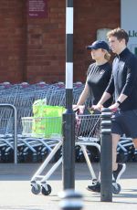 JODIE COMER Out Shopping with Her Brother Chalie in Liverpool 05/20/2020