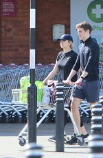 JODIE COMER Out Shopping with Her Brother Chalie in Liverpool 05/20/2020