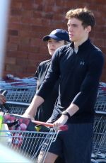 JODIE COMER Out Shopping with Her Brother Chalie in Liverpool 05/20/2020